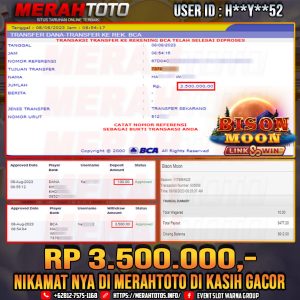 BUKTI-JP-SLOT-MEMBER-MERAHTOTO-Bison-Moon-08-AGUSTUS-2023