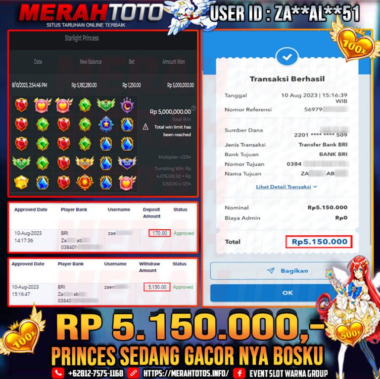 bukti-jp-slot-member-merahtoto-10-agustus-2023-starlight-princees-pragmatic-play