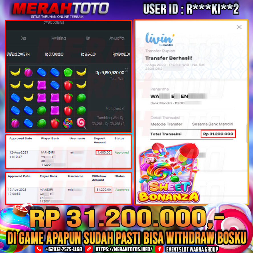 bukti-jp-slot-member-merahtoto-12-agustus-2023-sweet-bonanza-pragmatic-play