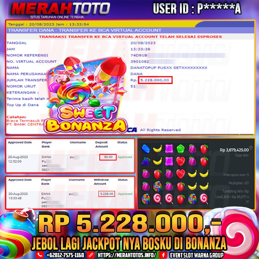 bukti-jp-slot-member-merahtoto-20-agustus-2023-sweet-bonanza-pragmatic-play