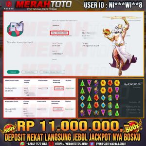 bukti-jp-slot-member-merahtoto-24-agustus-2023-gates-of-olympus-pragmatic-play