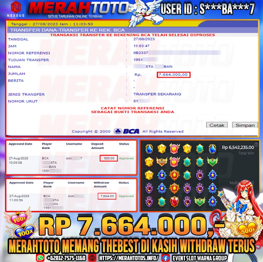 bukti-jp-slot-member-merahtoto-27-agustus-2023-starlight-princees-1000-pragmatic-play