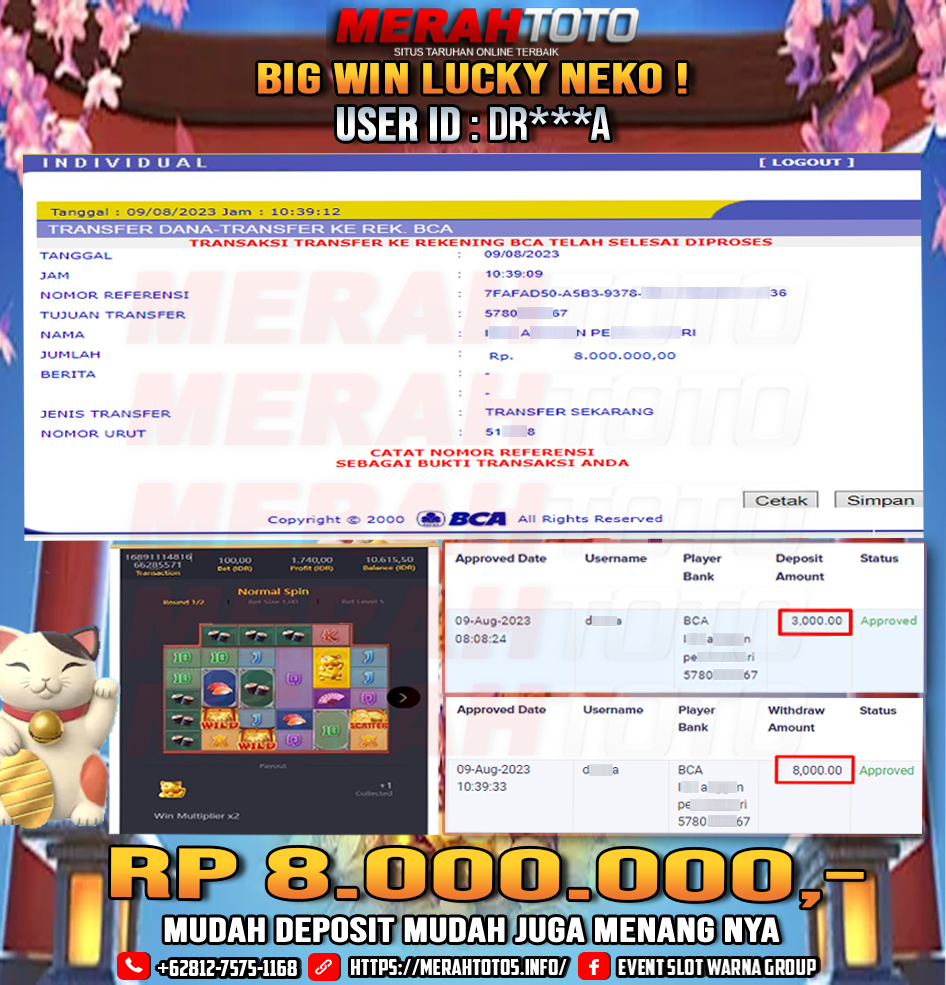 BUKTI-JP-SLOT-MEMBER-MERAHTOTO-LUCKY-NEKO-09-AGUSTUS-2023