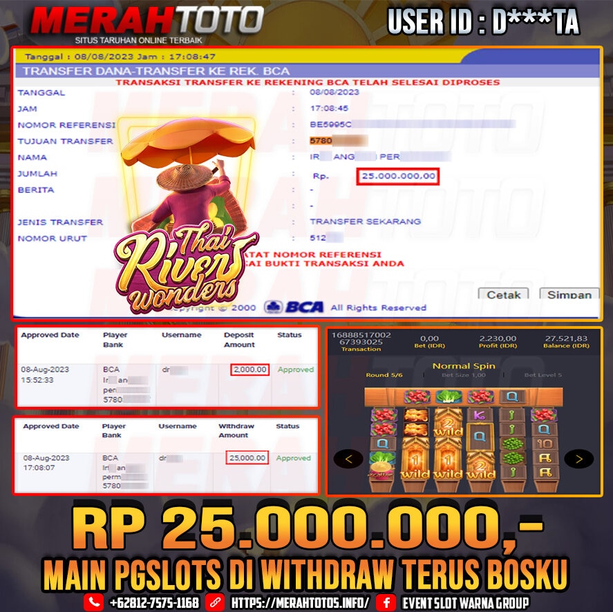 bukti-jp-slot-member-merahtoto-08-agustus-2023-thai-river-wonders-pgslots