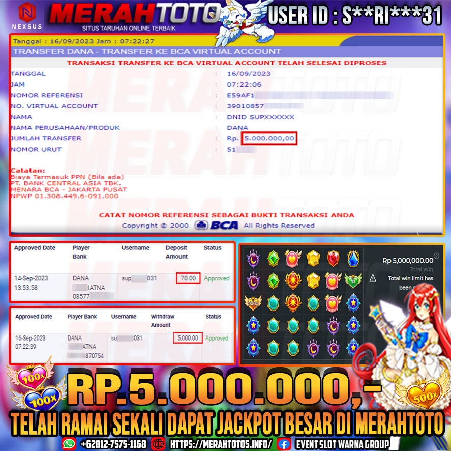 bukti-jp-slot-member-merahtoto-16-september-2023-starlight-princess-pragmatic-play-3