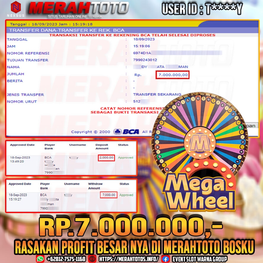 bukti-jp-slot-member-merahtoto-18-september-2023-mega-wheel-pp-live-casino