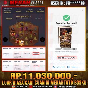 Bukti JP Slot Member MERAHTOTO - Memenangkan Jackpot Pearmainan slot online sangat populer di kalangan pemain judi online di seluruh dunia.