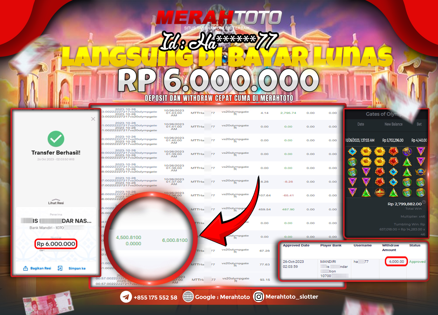 bukti-jp-slot-member-merahtoto-26-oktober-2023-gates-of-olympus-pragmatic-play