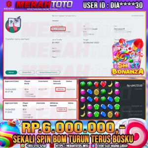 Bukti JP Slot Member MERAHTOTO - Memenangkan Jackpot Pearmainan slot online sangat populer di kalangan pemain judi online di seluruh dunia.