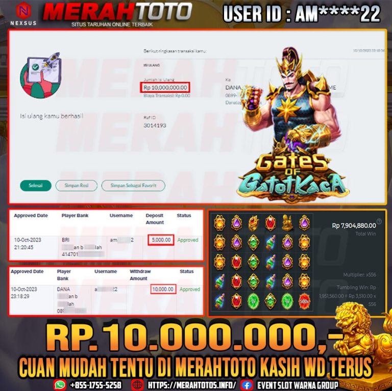 bukti-jp-slot-member-merahtoto-10-oktober-2023-gates-of-gatot-kaca-pragmatic-play