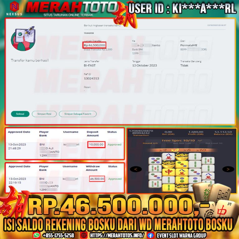 bukti-jp-slot-member-merahtoto-13-oktober-2023-mahjong-ways-pg-slot