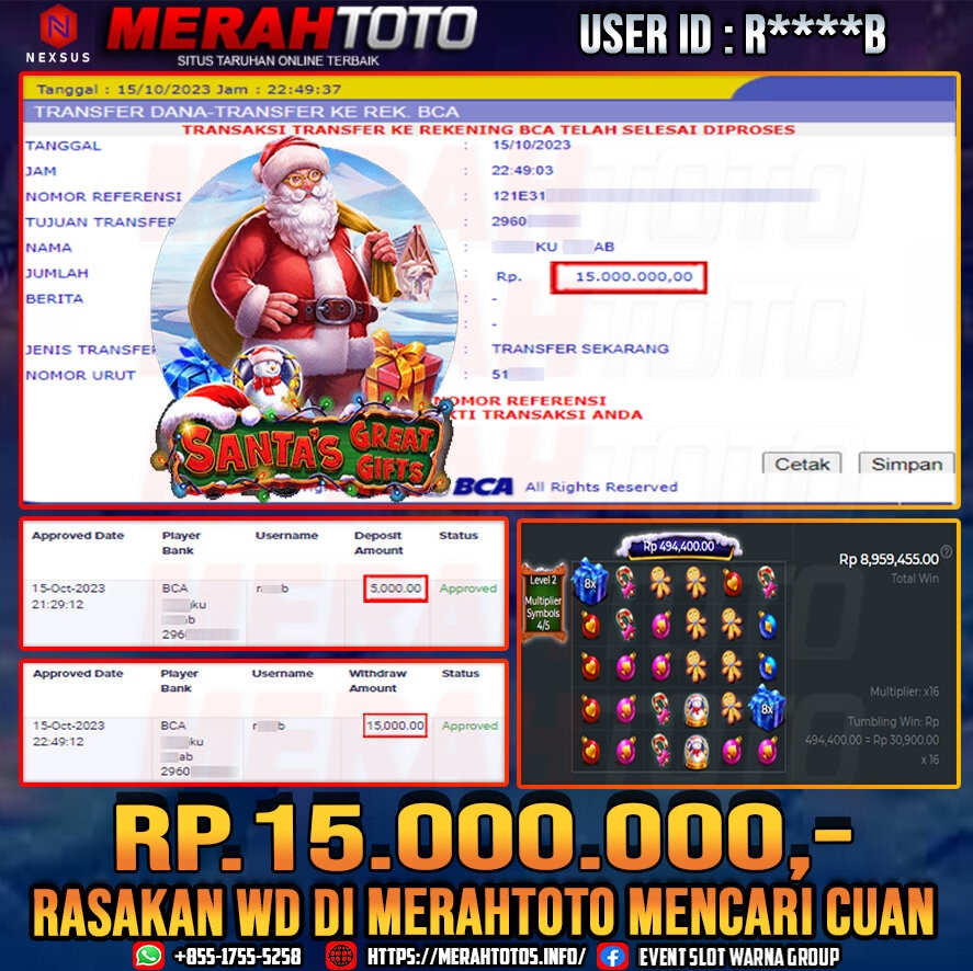 bukti-jp-slot-member-merahtoto-15-oktober-2023-santas-great-gifts-pragmatic-play