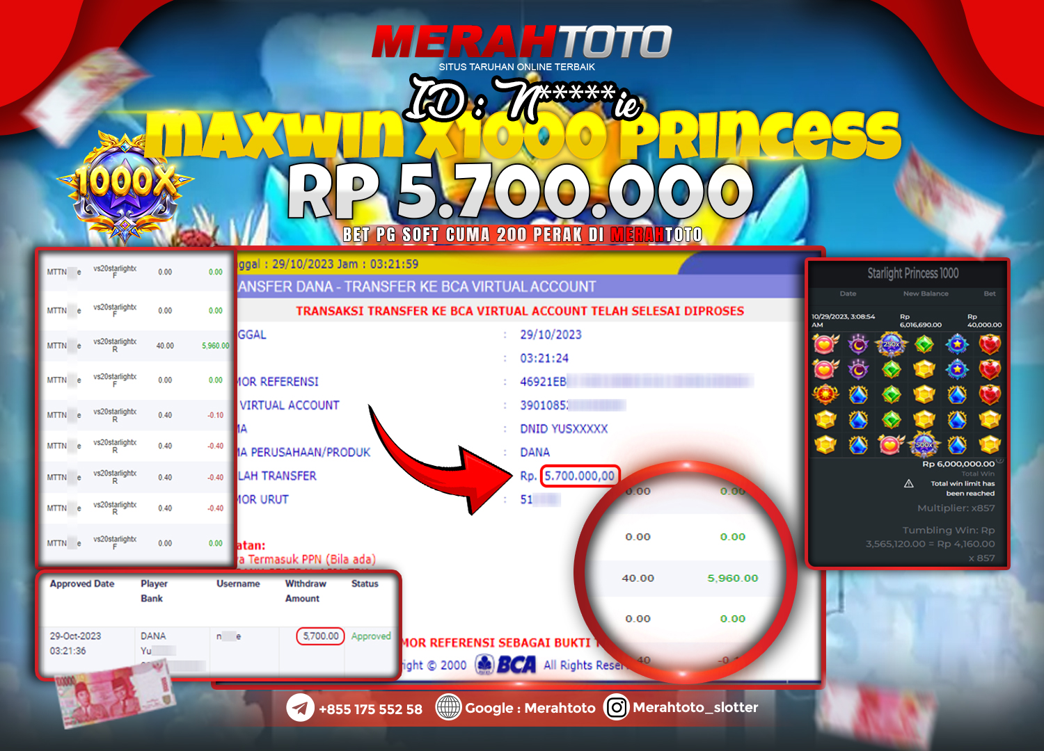 bukti-jp-slot-member-merahtoto-29-oktober-2023-starilight-princees-pragmatic-play