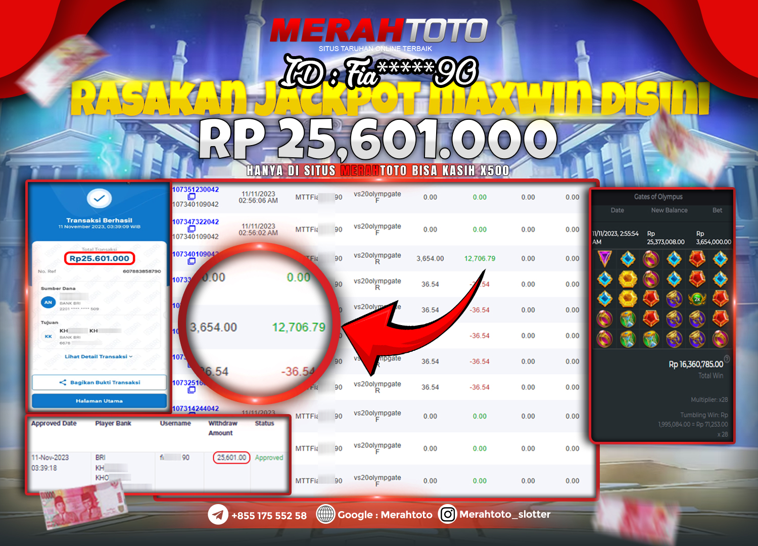 bukti-jp-slot-member-merahtoto-11-november-2023-gates-of-olympus-pragmatic-play