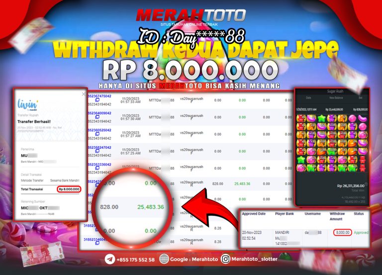 bukti-jp-slot-member-merahtoto-20-november-2023-sugar-rush-pragmatic-play-2