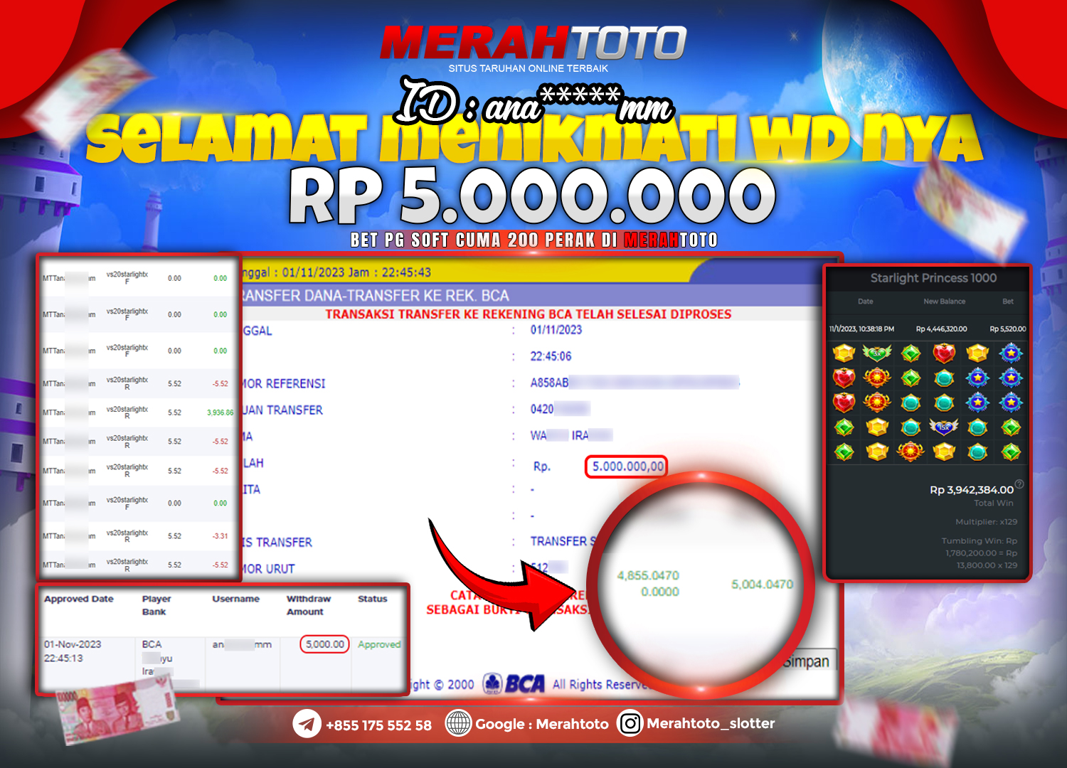 bukti-jp-slot-member-merahtoto-01-november-2023-starlight-princees-prgamtic-play-2