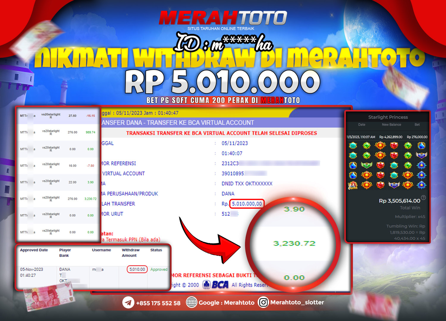 bukti-jp-slot-member-merahtoto-05-november-2023-starlight-princess-pragmatic-play