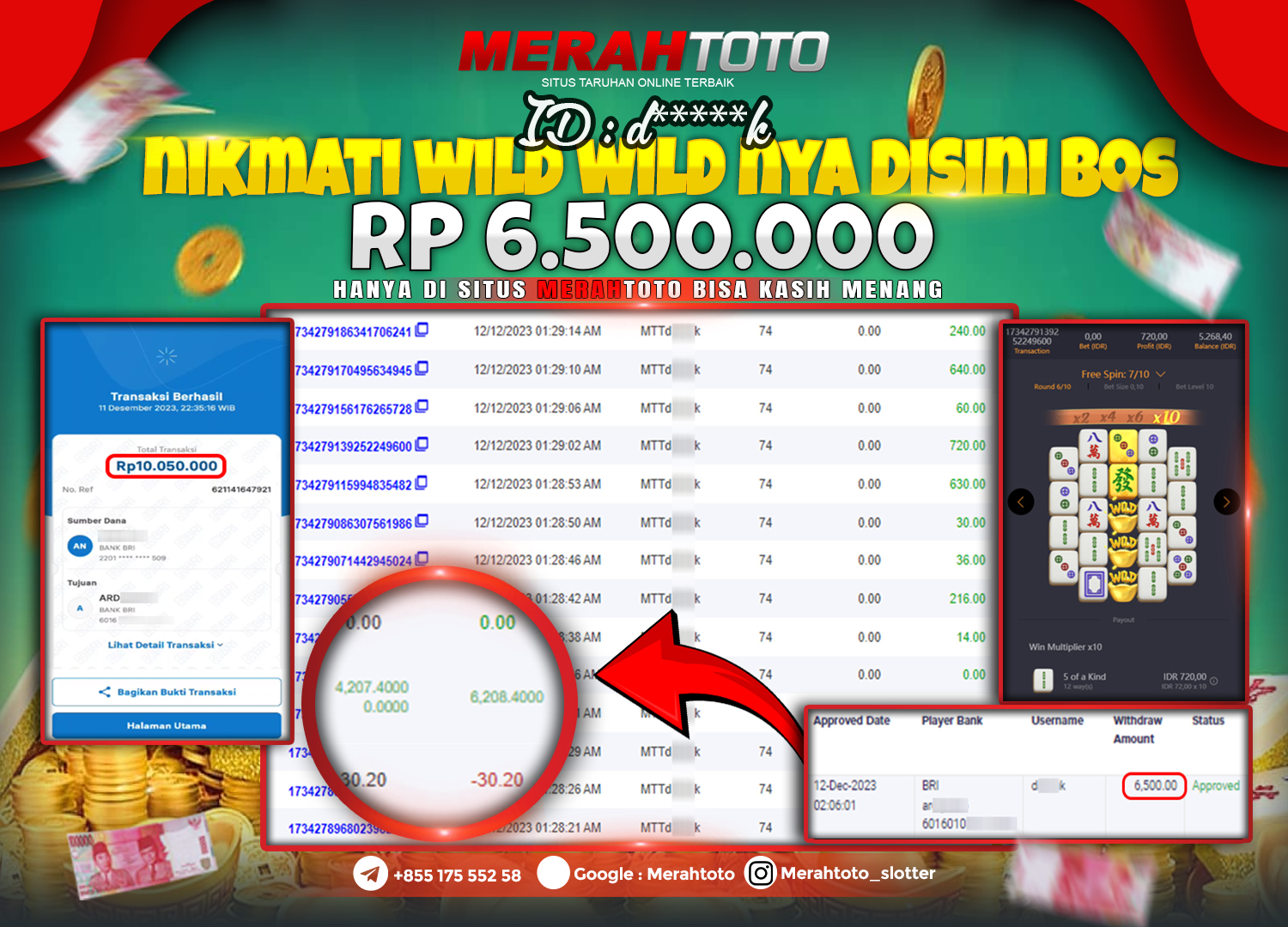 bukti-jp-slot-member-merahtoto-12-december-2023-mahjong-ways-2-pg-slots