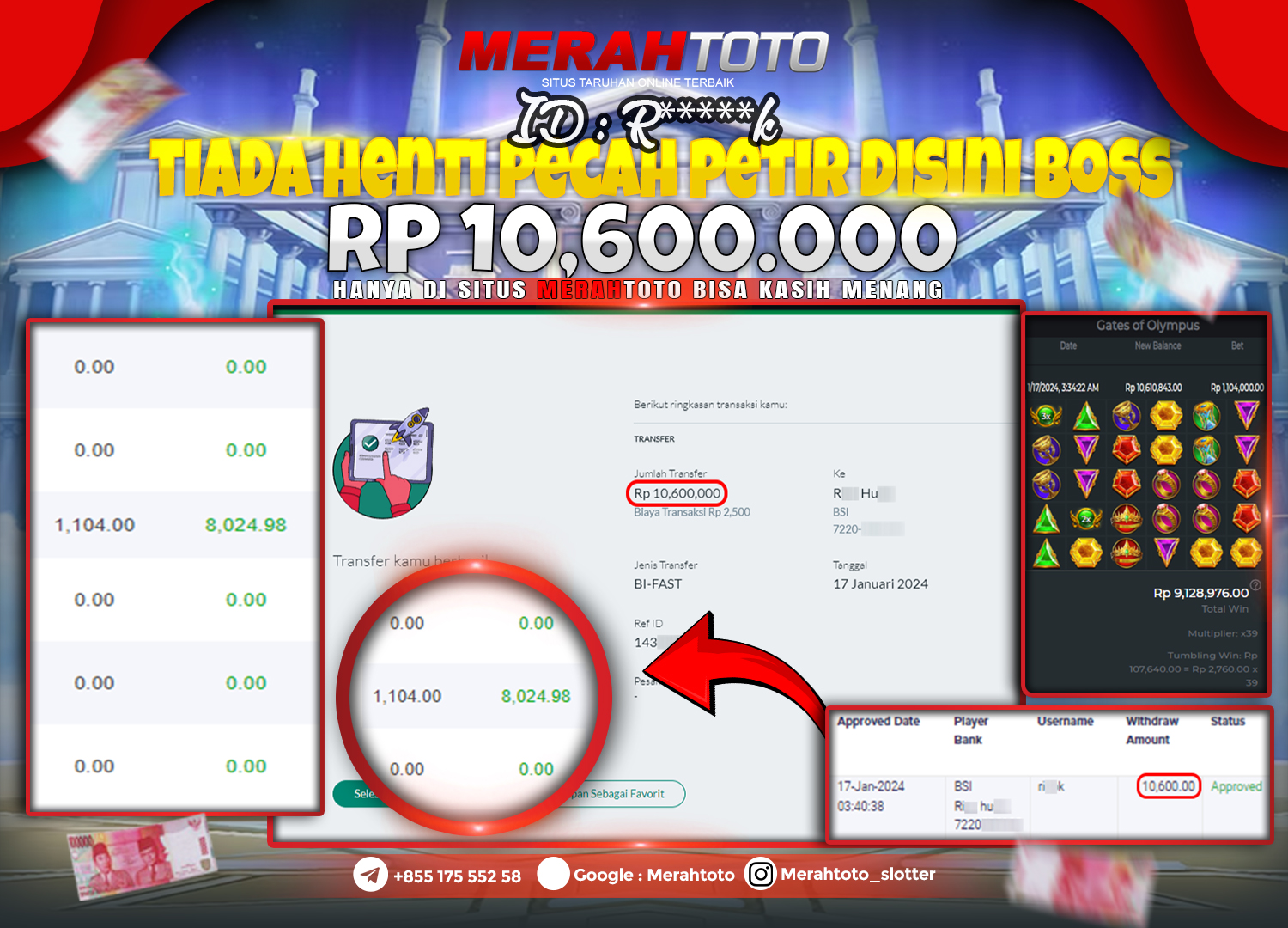 bukti-jp-slot-member-merahtoto-17-januari-2024-gates-of-olympus-pragmatic-play