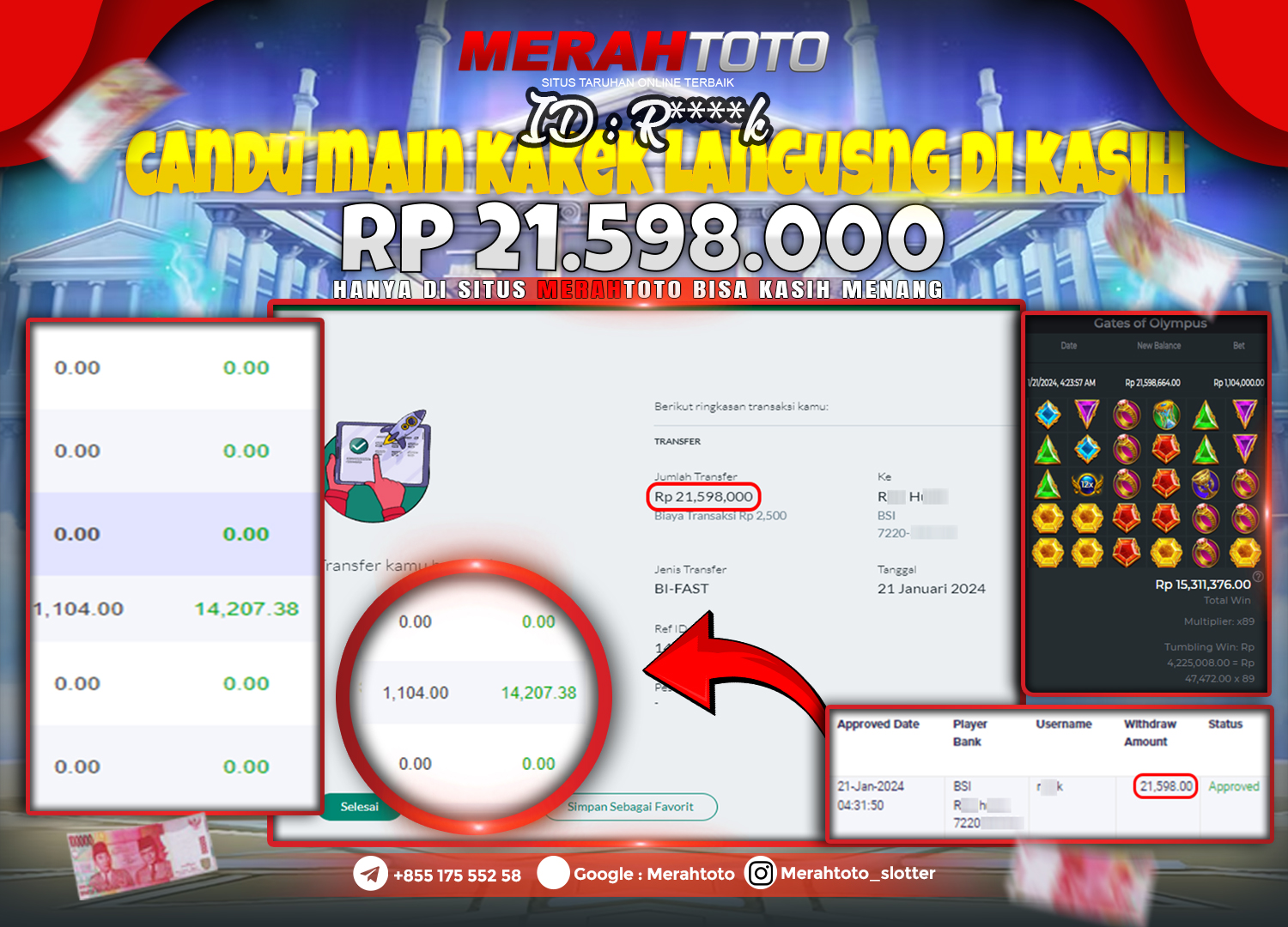 bukti-jp-slot-member-merahtoto-21-januari-2024-gates-of-olympus-pragmatic-play