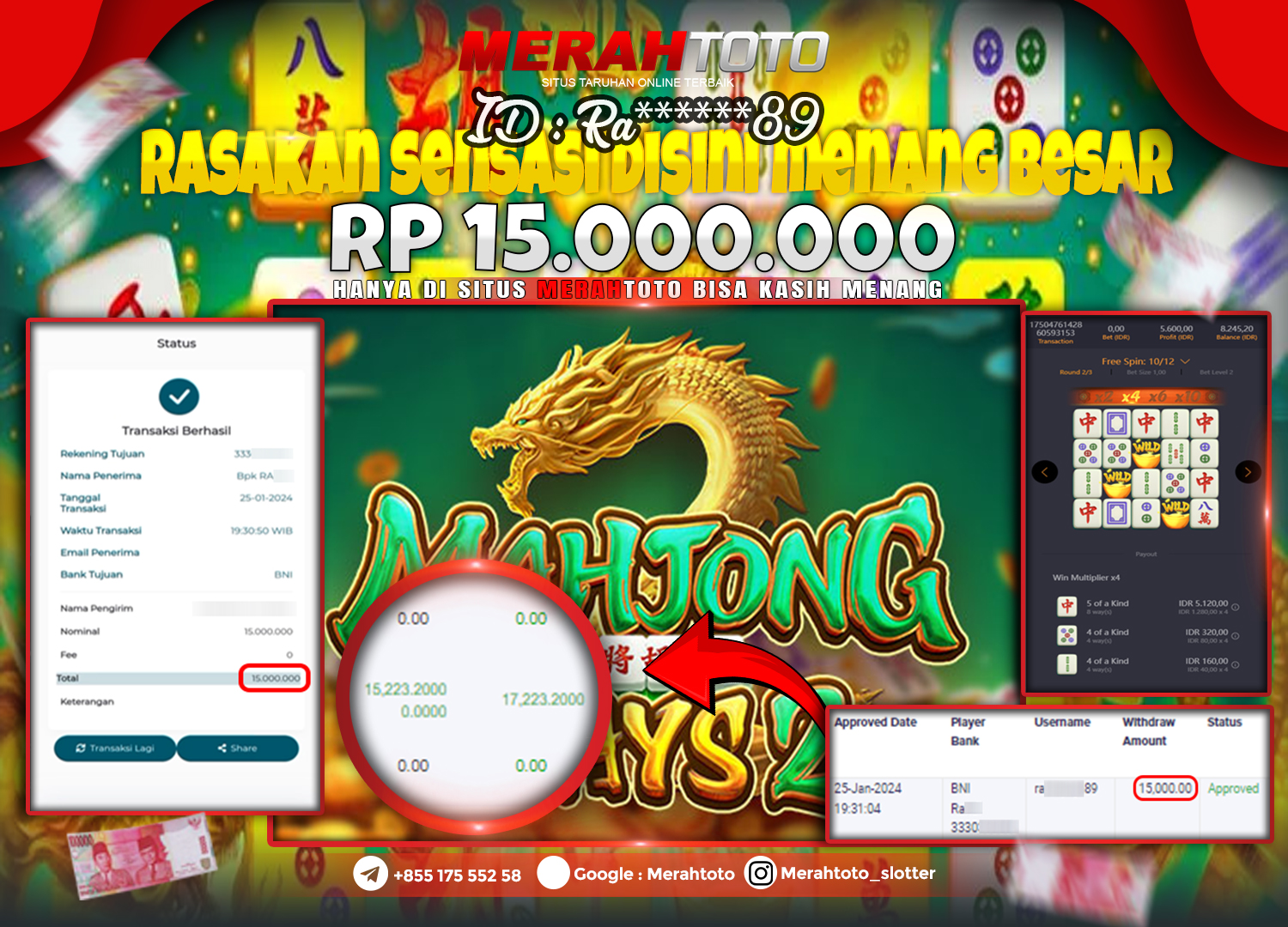 bukti-jp-slot-member-merahtoto-25-januari-2024-mahjong-ways-pgslots