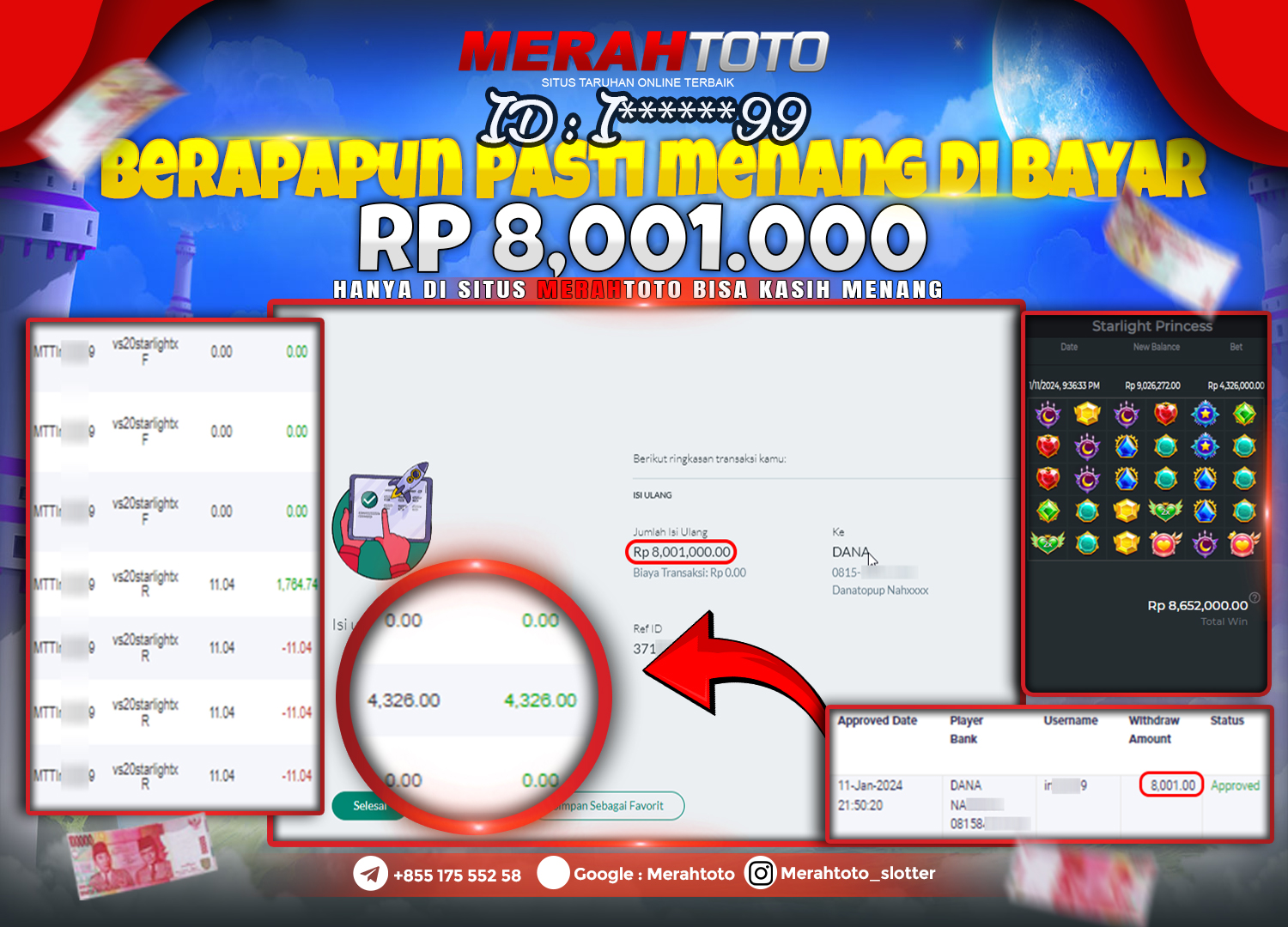 bukti-jp-slot-member-merahtoto-11-januari-2024-starlight-princess-pragmatic-play