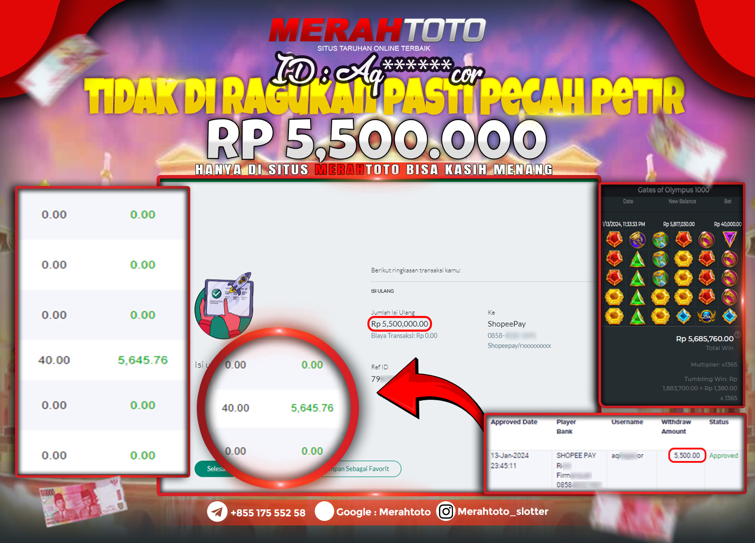 bukti-jp-slot-member-merahtoto-13-januari-2024-gates-of-olympus-1000-pragmatic-play