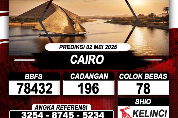Prediksi CAIRO 02 MAY 2025