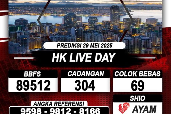 Prediksi HK LIVE DAY 29 MEI 2025