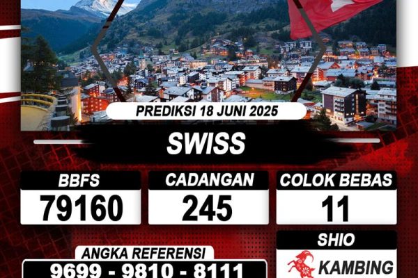 Prediksi SWISS 18 juni 2025